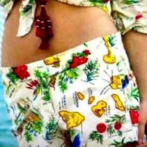EUC J. Crew Factory Hawaiian Islands Chino Shorts Size 0
